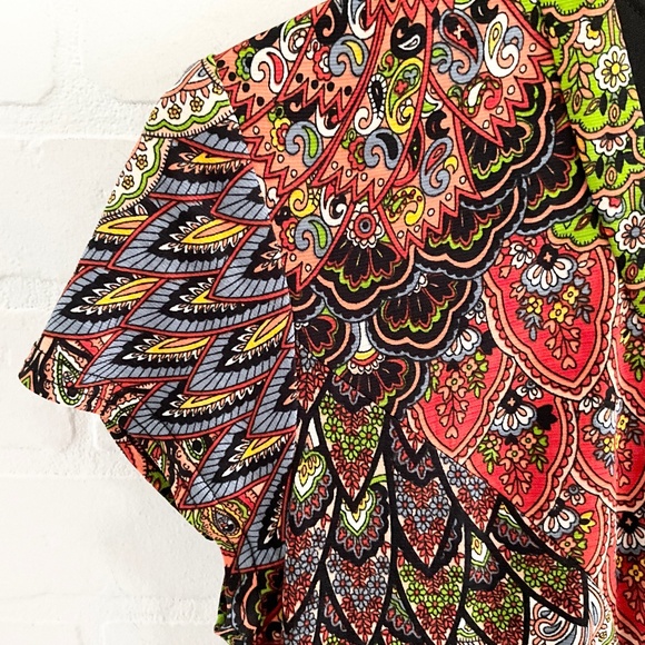 Joseph Ribkoff Paisley Midi Dress, Size 14 - Picture 9 of 13